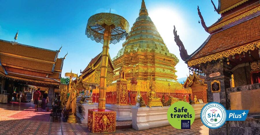 4-Hour Doi Suthep & Hmong Hill Tribe Village from Chiang Mai - Wat Phra That Doi Suthep and the 309-step choice