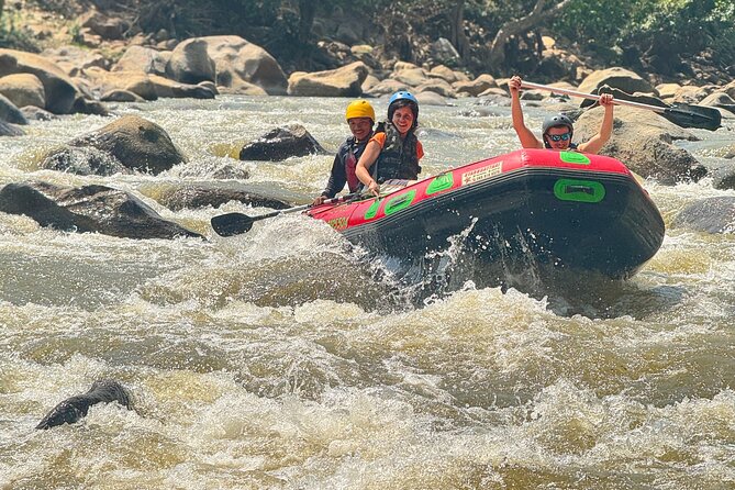 7 Hour Sticky Waterfall and Double Rafting Adventure - Taking on 4 km of Class 3 to 4 whitewater