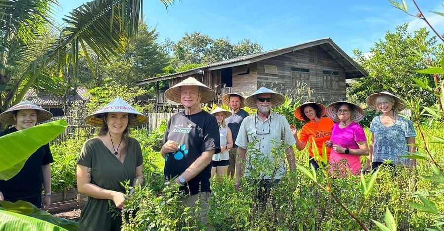 Chiang Mai: Asia Scenic Thai Cooking School - From market stalls to the organic farm