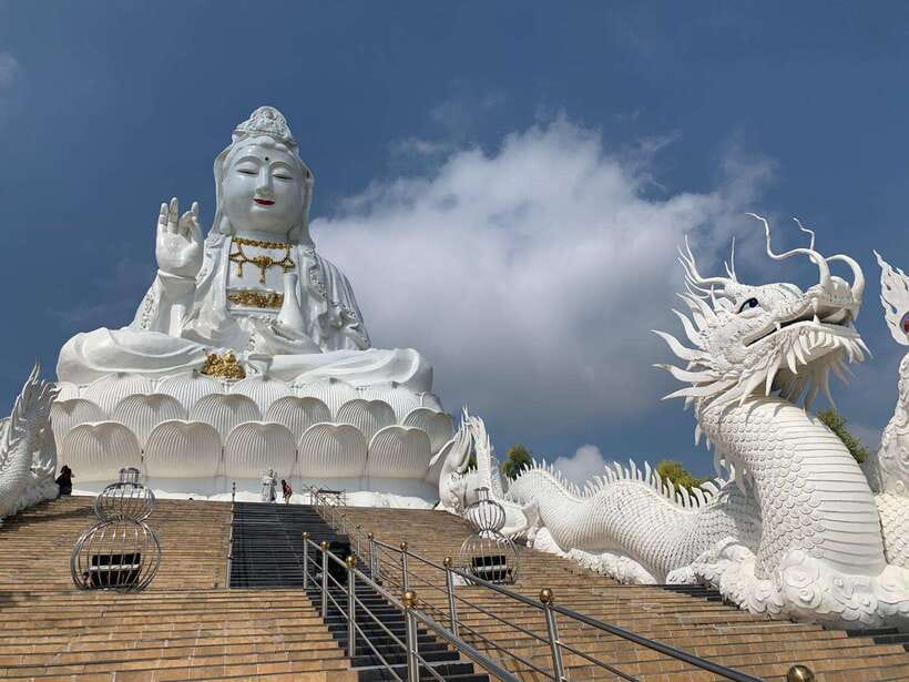 Chiang Mai: Chiang Rai Temples, Karen Tribe and Hot Springs - Wat Rong Khun, the White Temple, is the visual high point