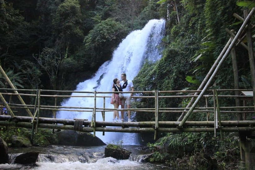 Chiang Mai: Doi Inthanon Hiking & Elephant Sanctuary Program - Pha Dok Siew trail, waterfalls, and rice terraces