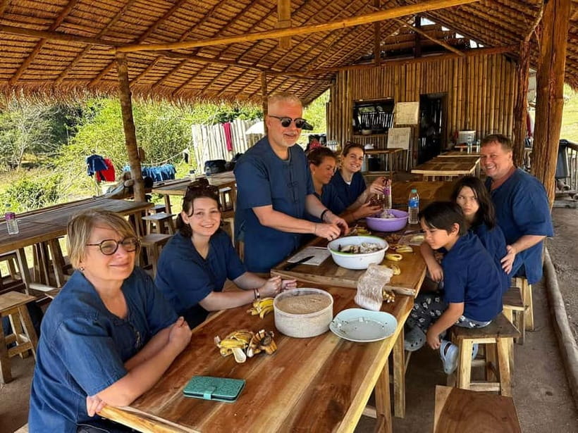 Chiang Mai: Doi Inthanon Hiking & Elephant Sanctuary Program - Living Green Elephant Sanctuary: close contact without riding