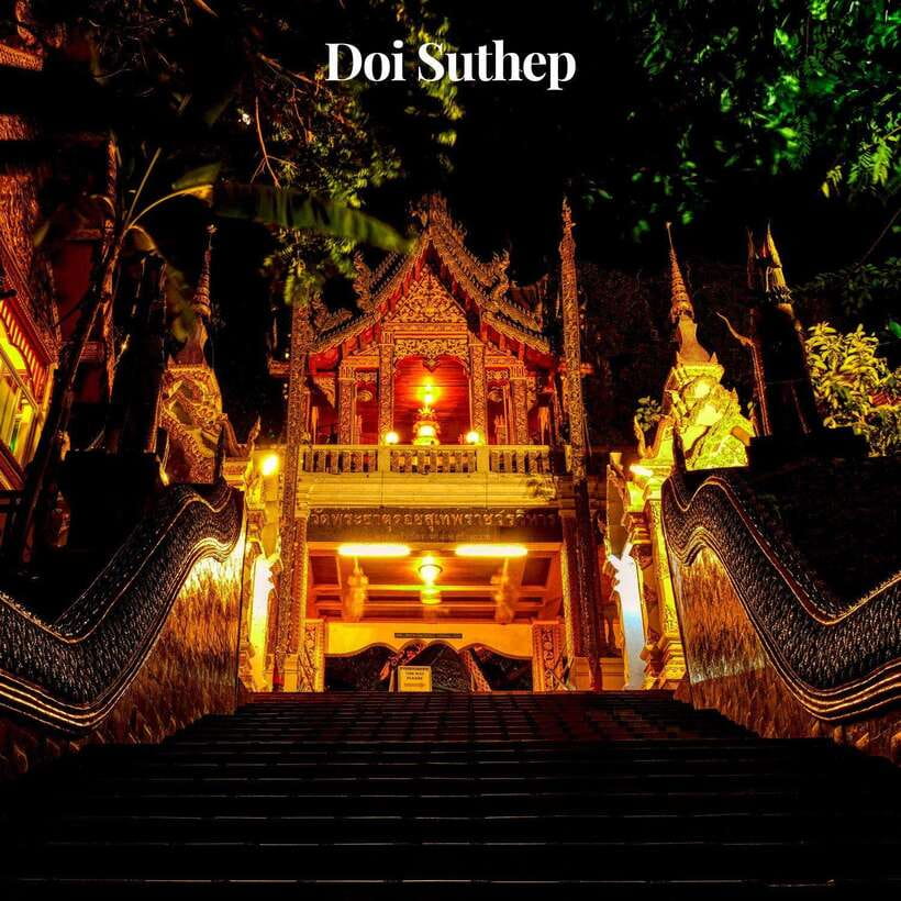 Chiang Mai: Doi Suthep & Wat Umong OR Wat Pha Lat Night Tour - Wat Pha Lat offers a softer jungle setting