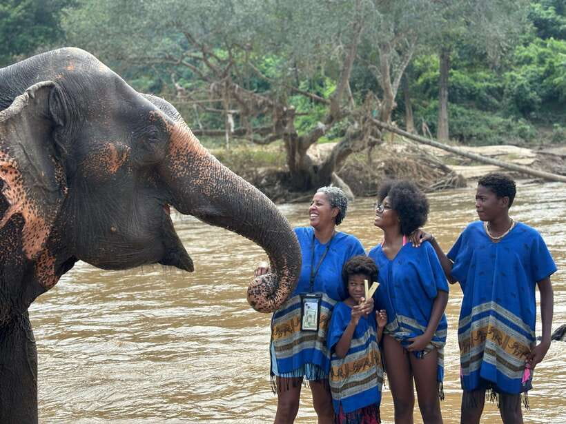 Chiang Mai: Elephant Sanctuary, Long Neck & Sticky Waterfall - What the $63 price really covers
