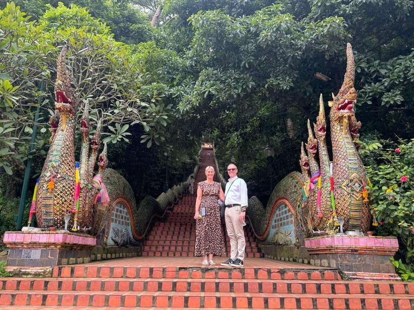 Chiang Mai: Elephant Sanctuary, Monk Trail & Doi Suthep Tour - Three and a half hours at Pon Elephant Thailand