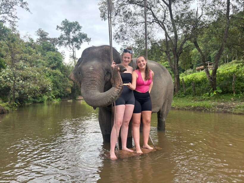 Chiang Mai: Elephant Sanctuary & Waterfall Group Tour - From Chiang Mai to the Mae Wang hills