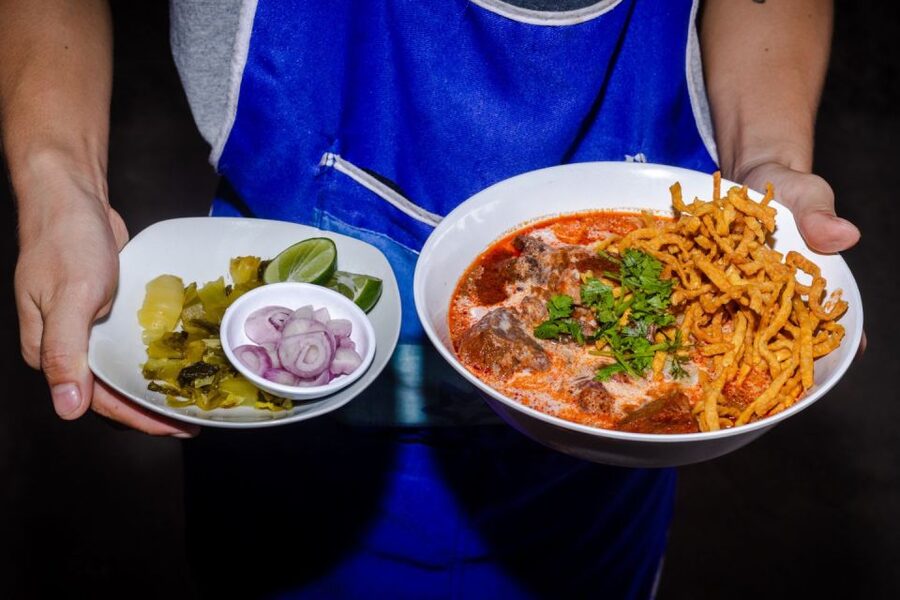 Chiang Mai: Food Tour by Songtheaw Truck with 15+ Tastings - The market stop adds the everyday food picture