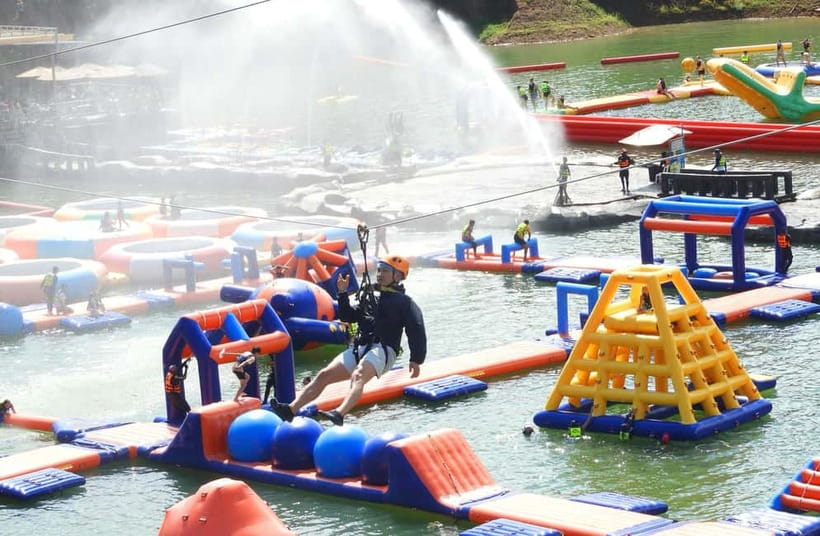 Chiang Mai: Grand Canyon Water Park Ticket & Optional Pickup - Cliff jumping for the bold, with quieter choices nearby