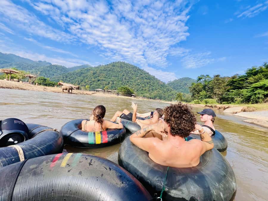 Chiang Mai Half-Day Adventure: River Tubing & Waterfall - About 1.3 hours on the Mae Taeng River