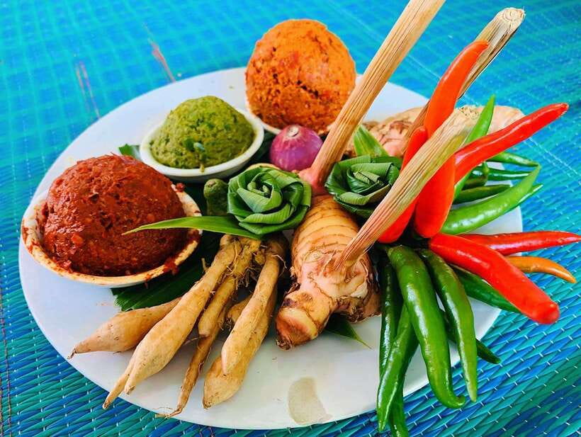 Chiang Mai: Half Day Cooking Class at Organic Farm - From curry paste to the cooking station