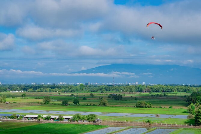 Chiang Mai Paramotor Flying Experience - The flight lasts only a short time, so use it well