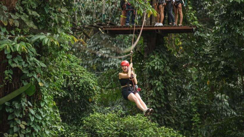 Chiang Mai: Sky Hawk Adventure (without Transfer) - Adding the 3.5-kilometre ATV route