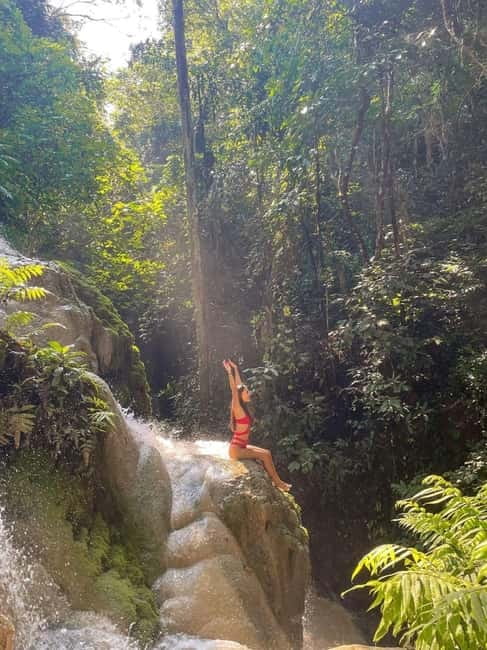 Chiang Mai Sticky Waterfall Adventure-Climb Like Spider-Man! - Why Bua Thong Waterfall is different