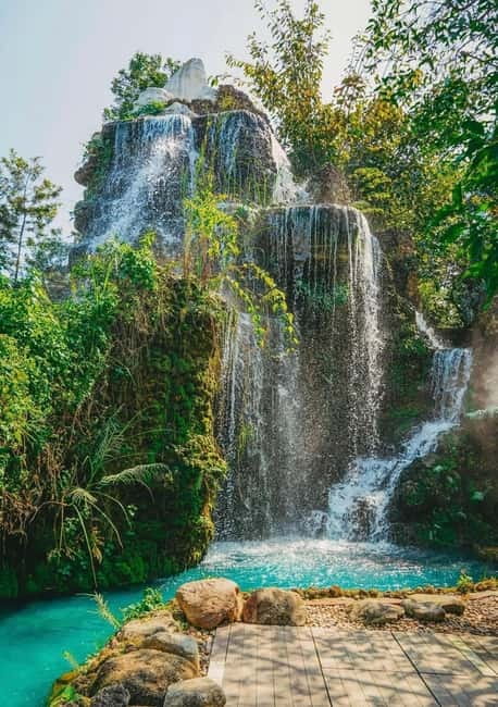 Chiang Mai: Sticky Waterfall & Angel Waterfall Park Day Tour - Climbing the limestone at Sticky Waterfall