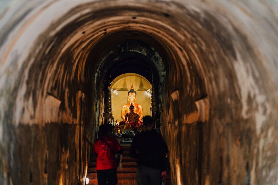 Chiang Mai: Wat Umong & Doi Suthep Half Day Tour - Doi Suthep’s golden stupa and city view