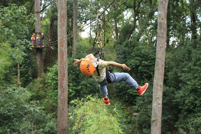 Chiang Mai Zip Line Experience - Getting fitted for the canopy course