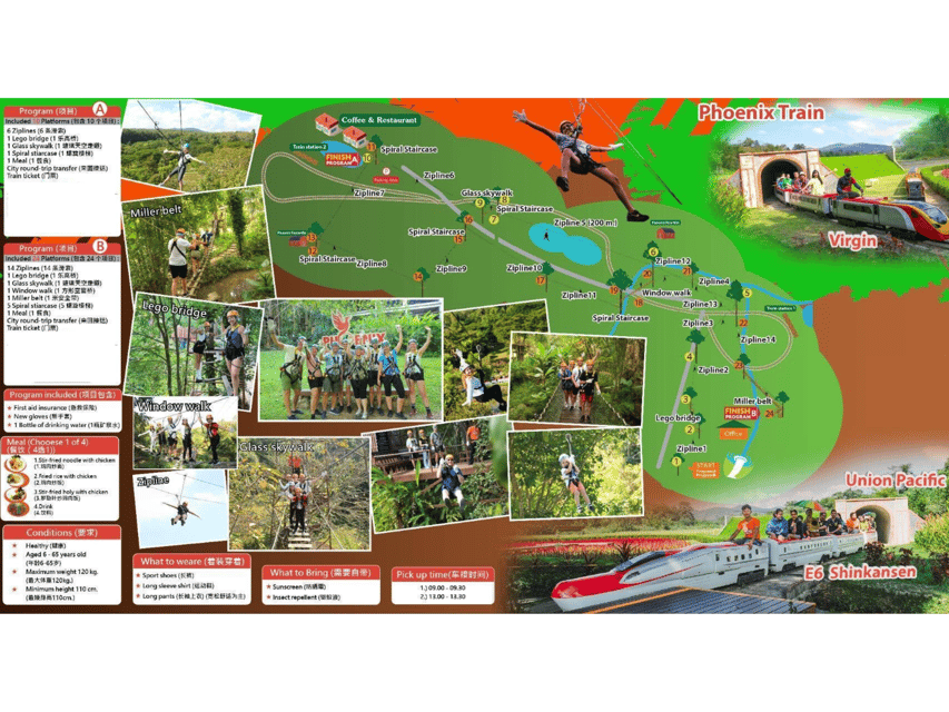 Chiang Mai: Zipline adventure with lunch & city hotel pickup - Obstacles beyond the cable rides