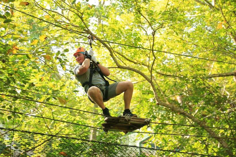 Chiang Mai: Zipline & High Rope Park with Lunch & Transfer - Choosing between the five course options