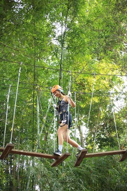 Chiang Mai: Zipline & High Rope without Lunch & Transfer - Safety equipment and guide support