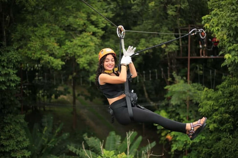 Chiang Mai: Zipline & High Rope without Lunch & Transfer - A useful setup for families with mixed ages