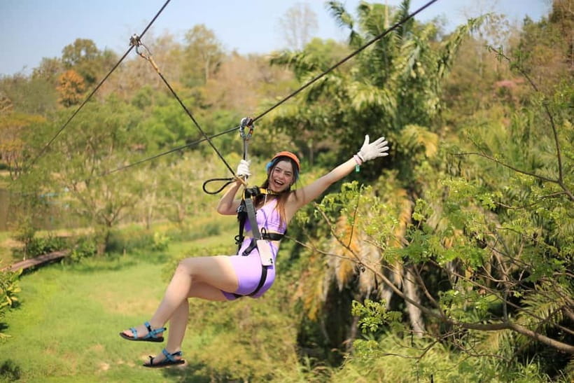 Chiang Mai: Zipline & High Rope without Lunch & Transfer - Picking the right high-rope course