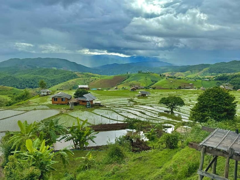 Chiangmai : Doi Inthanon unseen spot , Rice terrace & temple - The Trek to Huay Sai Laung Waterfall