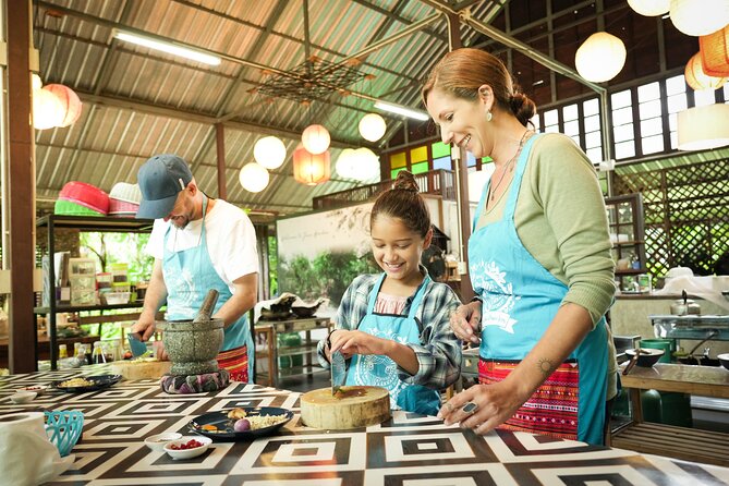 Cooking Class with Organic Farm in Chiang Mai at Mama Noi - A market lesson before the cooking begins