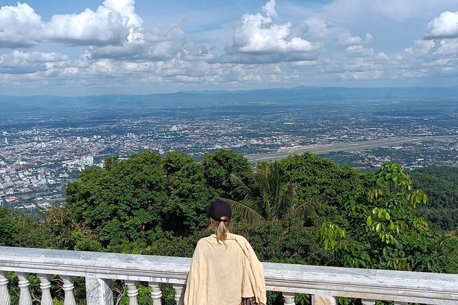 Doi Suthep Temple Tour by Local Red Car 3 Hour Adventure - City views from the mountain