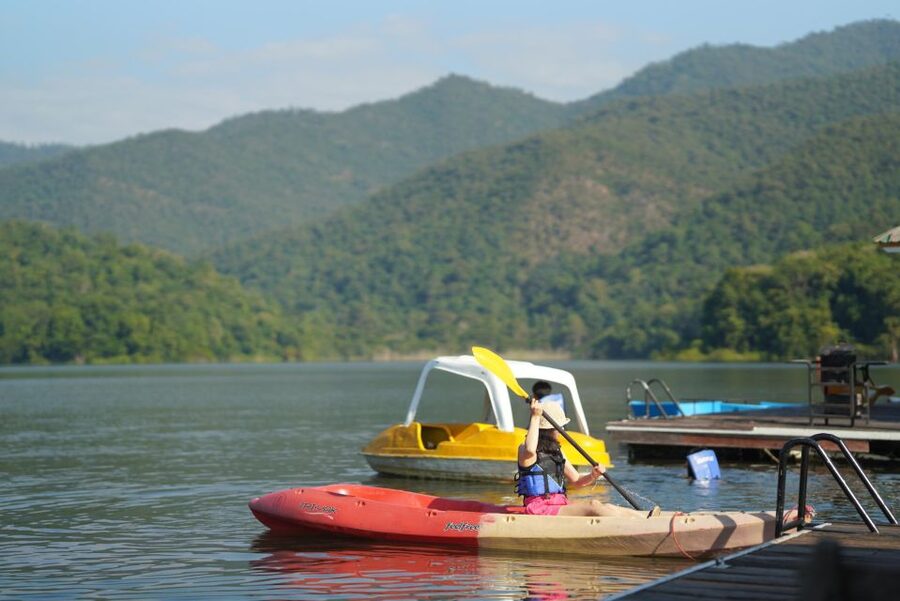 Elephant Habitat Park Feeding Entry & Rafting Van Transfer - Forty-five minutes on the Mae Wang River