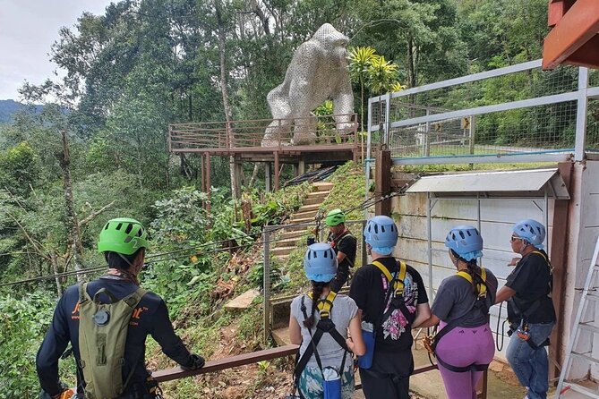 Extream Zipline @ Kingkong Smile and Dip in Hot Spring - Sankampaeng Hot Springs offers a quieter second act