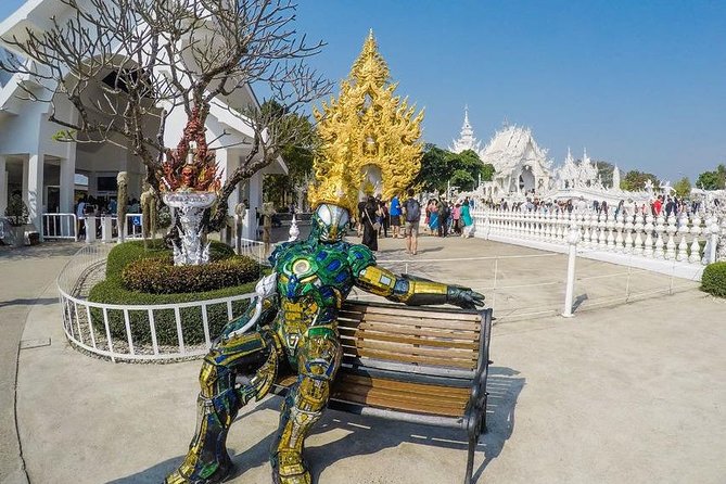 From Chiang Mai: White and Blue Temple & Golden Triangle Day Trip - Wat Rong Khun, the White Temple