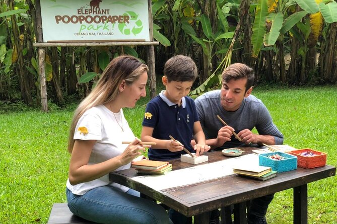 Half Day Long Neck hill tribe and Elephant POOPOOPAPER Park (Private Tour) - Turning elephant waste into handmade paper