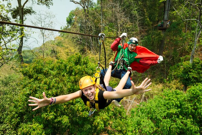 Jungle Flight Zipline Roller Coaster - The jungle roller coaster finale