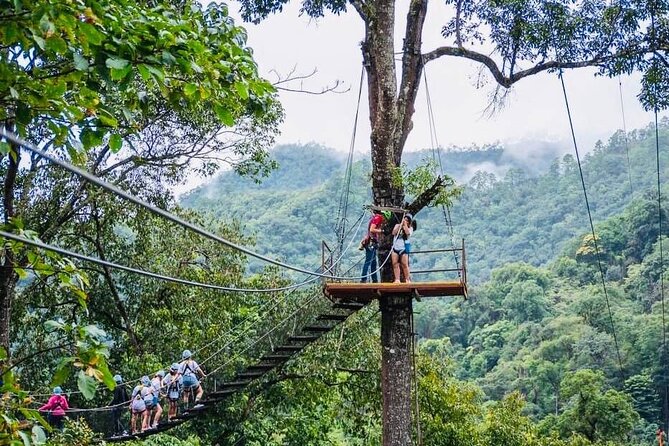 Kingkong Smile Zipline Adventure Tour From Chiang Mai - Thai buffet and water after the action