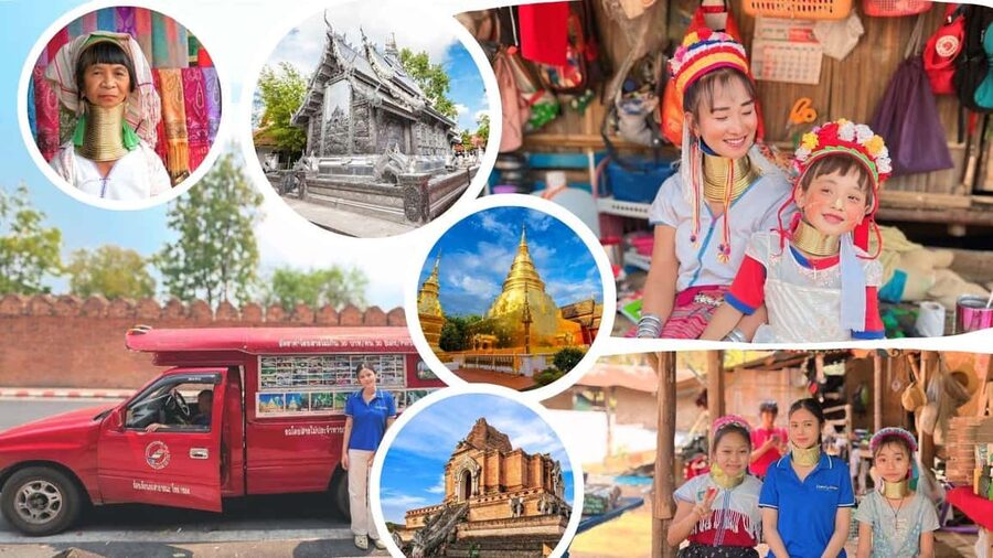 Long Neck Village, Silver Temple & Chiang Mai Top Sites - Wat Phra Singh and Northern Thai Devotion