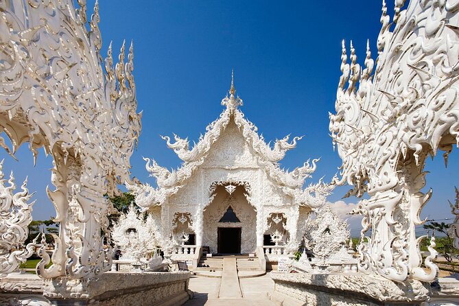 Long Neck Village, White & Blue Temple, Black House Day Tour From Chiang Mai - Wat Rong Khun, the White Temple