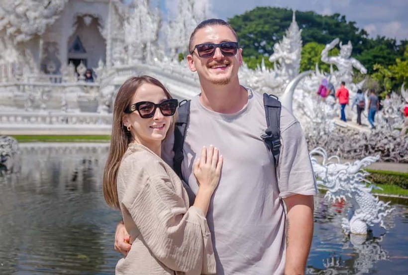 Red, Blue, White Temples & Hot Spring Trip from Chiang Mai - Wat Rong Khun, Chiang Rai’s white masterpiece