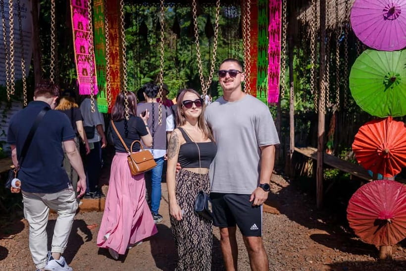 Red, Blue, White Temples & Hot Spring Trip from Chiang Mai - Huay Pla Kang and the Red Temple visit