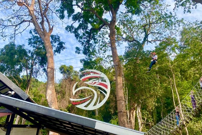 Sky Hawk Zipline Experience in Chiang Mai - The course: 18 ziplines and 32 treetop platforms