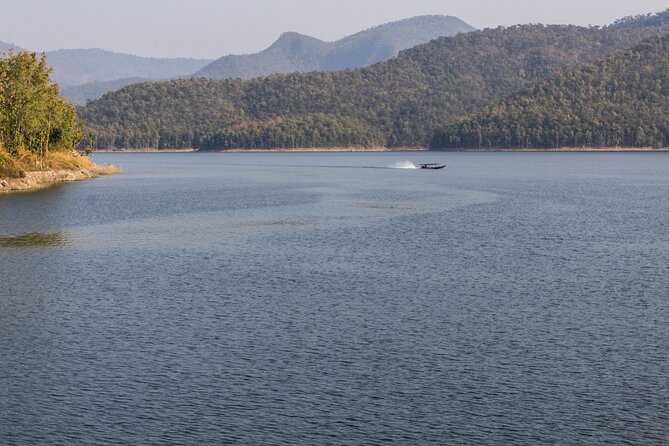 Sticky Waterfall Chiang Mai and Mae Ngat Boat Tour - Mae Ngat Reservoir by boat