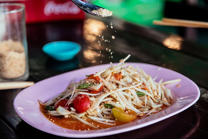 The 10 Tastings of Chiang Mai With Locals: Private Street Food Tour - Wat Chai Si Phum starts the food story