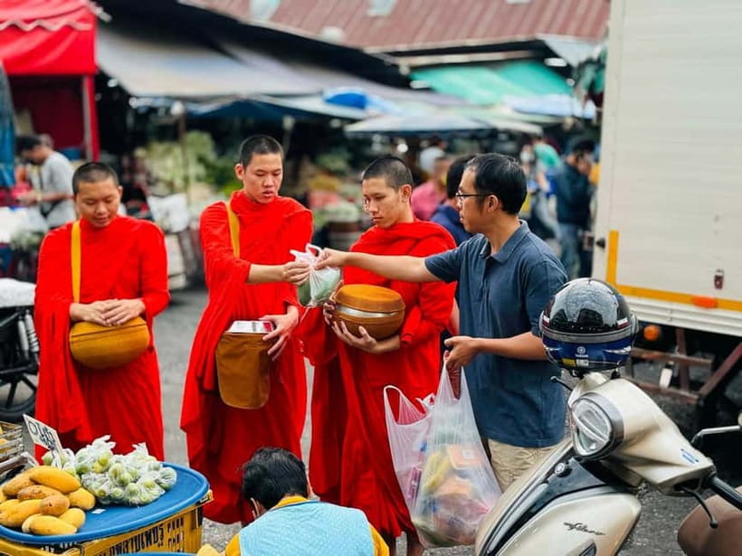 Walk With Monks Collecting Alms(meeting point maybe change) - Key points at a glance