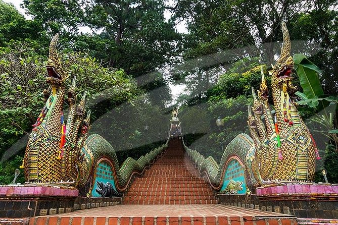 Wat Doi Suthep Temple and White Meo Hilltribe Village Half-Day Tour from Chiang Mai - Guide quality can make or break the day