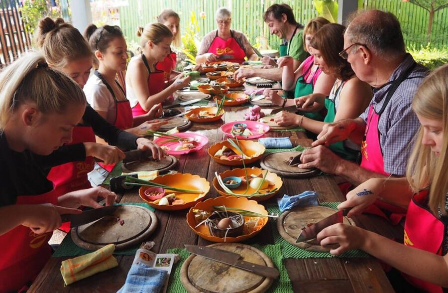 We Cook Thai Home Garden Cooking School - Starting at the Market With Mam