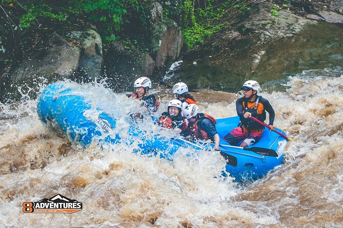 Whitewater Rafting and ATV Adventure - Tackling Class III-IV rapids on the Mae Taeng River
